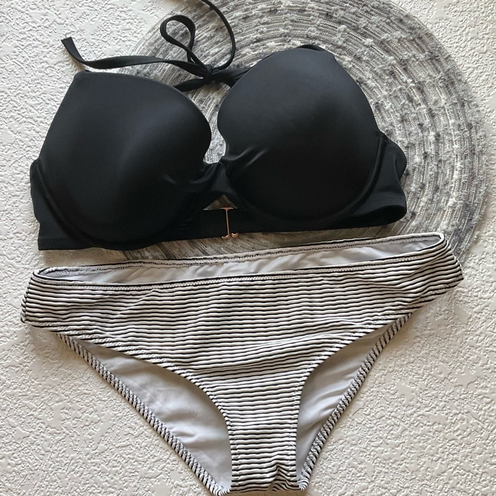 Shade & Shore Womens 2 Piece Bikini Bottoms Medium Top XS